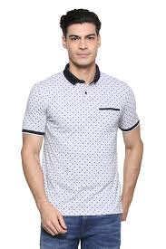 Peter England T Shirts Peter England Grey T Shirt For Men