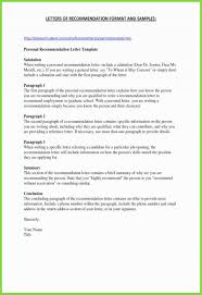 Personal Letter Format For Job Reference Example A Friend