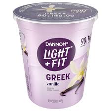dannon light fit greek yogurt vanilla