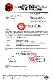 Contoh surat undangan rapat resmi. Undangan Pdi Perjuangan Deklarasikan Pasangan Cagub Cawagub Sumut Besok