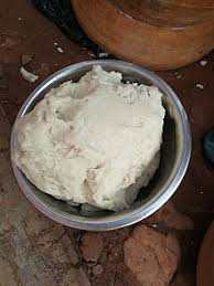In ghana, fufu is most commonly made by mashing together cassava and unripe plantains or yams. Fufu Wikipedia