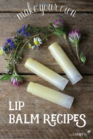 how to make your own lip balm recipes