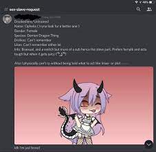 Ok so a few posts back I was talking about a Gachalife sex slave discord  server and managed to find shitty ass characters from that. Whoever owned  the server before got taken