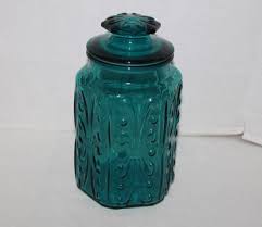 Vintage Federal Glass Show Off Canister