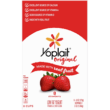 yoplait original strawberry low fat