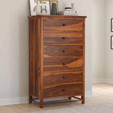 These types of storage units help free up extra room in different chests can suit any room in the house. Mission Modern Solid Wood 6 Drawer Bedroom Tall Dresser