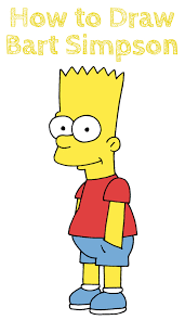 how to draw bart simpson how to draw easy