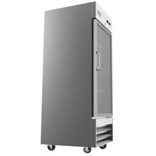 Koolmore Rir 1d Gd 29 Stainless Steel 1 Glass Door Commercial Reach In Refrigerator Cooler 23 Cu Ft