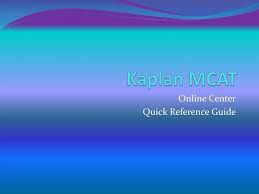 Kaplan Mcat Powerpoint Presentation