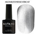 Gel polish Komilfo 9D Cat eye Silver 8 ml - USA quality ☛from ...
