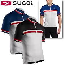 Details About Sugoi Evo Classic Cycling Jersey Black White Navy S M L Xl