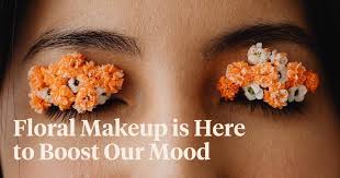 flower inspired makeup is the feel good