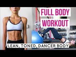 full body gym workout for a lean toned