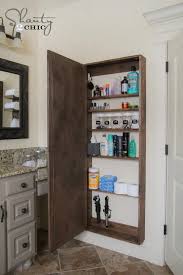 DIY Bathroom Mirror Storage Case Shanty 2 Chic