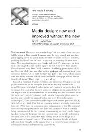 Check spelling or type a new query. Pdf Media Design New And Improved Without The New