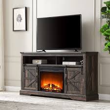 Farmhouse Tv Stand With 23 Electric