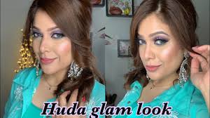 hudabeauty glam makeup look urdu hindi