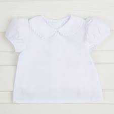 Short Sleeve W Ric Rac Undershirt White