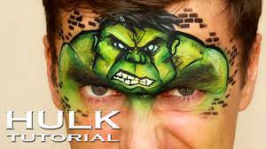 incredible hulk marvel face painting
