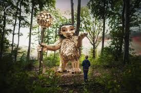 magical troll sculptures have taken