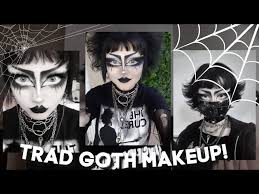 how i do my trad goth makeup tutorial