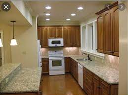 kitchen recessed light placement in