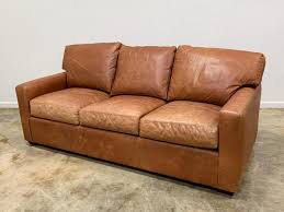 Find furniture & decor you love at hayneedle, where you can buy online while you explore our room designs and curated looks for tips, ideas & inspiration to help you along the way. Lot Art Mcneilly North Carolina Brown Leather 3 Seat Sofa
