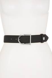 Vince Camuto Bell Buckle Feathered Edge Belt Nordstrom Rack