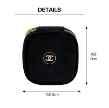 chanel beauty makeup suede mirror pouch