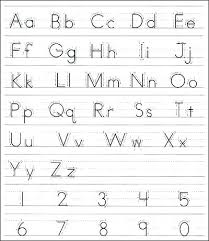 Printable Alphabet Chart Black And White Alphabet Image