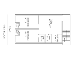 20 X 40 West Facing House Plan For Self