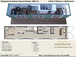 Take at look at these 40 options and get inspired for your next place. 40 Foot Shipping Container Home Plan 40ft Vic House Plans