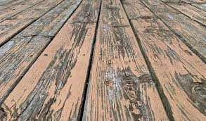 what to do if paint is ling off a deck