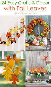 fall leaf crafts easy diy decor