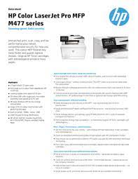 You can download any kinds of hp drivers on the internet. Hp Color Laserjet Pro Mfp M477 Series Manualzz
