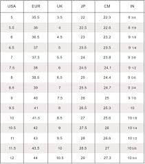 41 Meticulous Nine West Shoe Size Conversion Chart