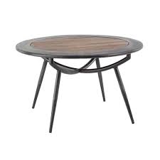 Round Metal Industrial Coffee Table