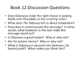 The Odyssey  Film Discussion Questions and Answer Key   TpT Some Study Questions for Homer s Odyssey
