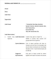 20 Internal Audit Report Templates Word Pdf Apple Pages