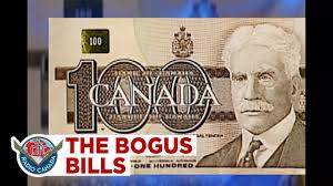 bogus 100 bills in canada 2001 you