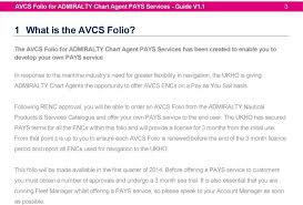 Avcs Folio For Admiralty Chart Agent Pays Services Pdf