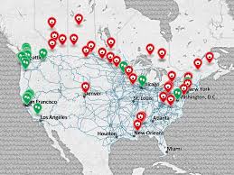 Map Crude By Rail Across America Earthjustice