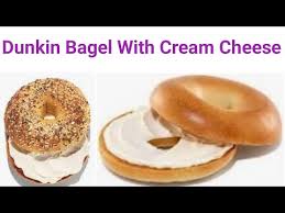 dunkin donuts bagel cream cheese