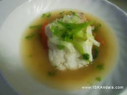 wild cod fillet in sour broth sinigang
