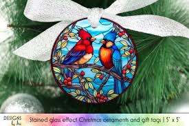 Stained Glass Effect Ornament
