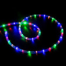 100 Multi Color Rgb Led Rope Light Home Outdoor Christmas Lighting Wyz Works