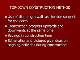 Top Down Construction Method Powerpoint