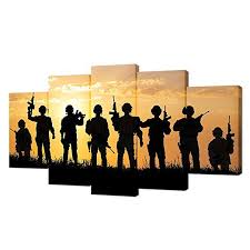 large poster prints military canvas