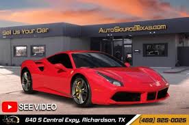 Translating as 'track' in italian, the pista spider is the culmination of all of the experience that ferrari gained on the world's circuits by the challenge. Used Ferrari For Sale In Dallas Tx Auto Com