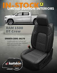 Katzkin Black Leather Seat Covers